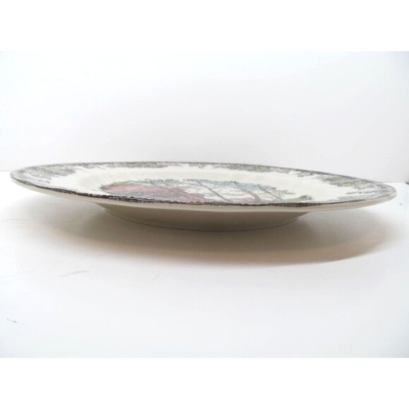 Johnson Brothers Friendly Village Willow By The Brook 10 5/8" Dinner Plate - Picture 8 of 11
